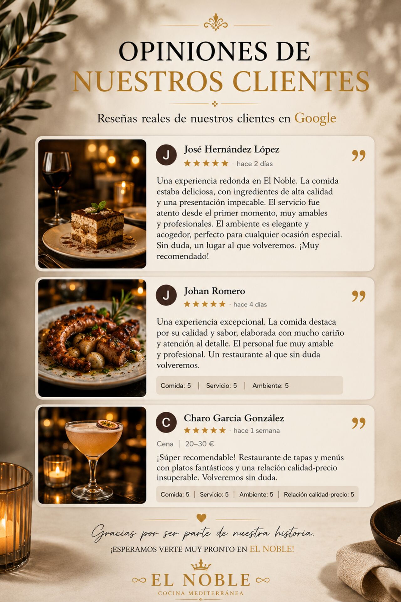 ⭐ Opiniones de nuestros clientes ⭐