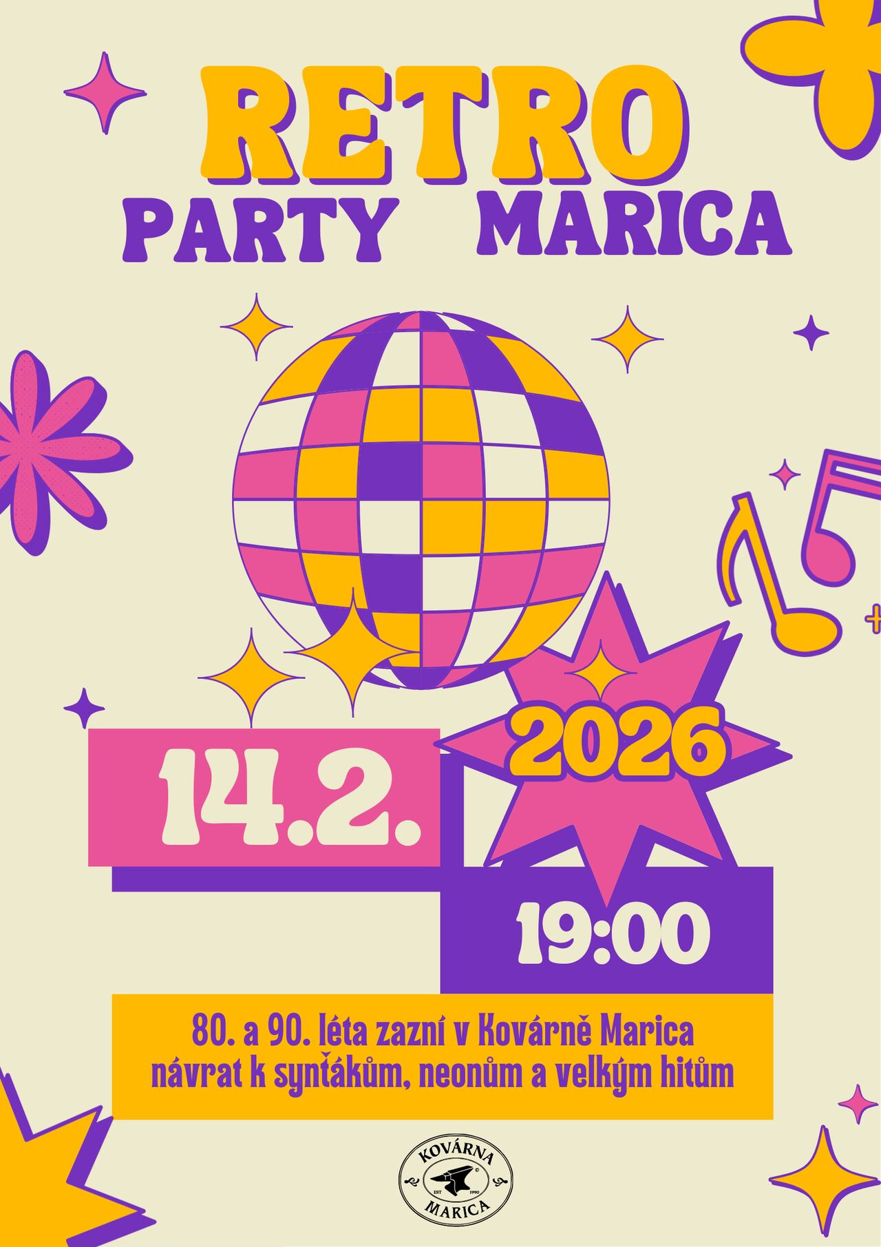 🪩 Retro Party Marica 🪩