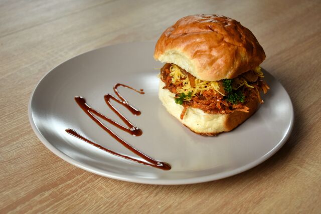 BBQ vepřový slider