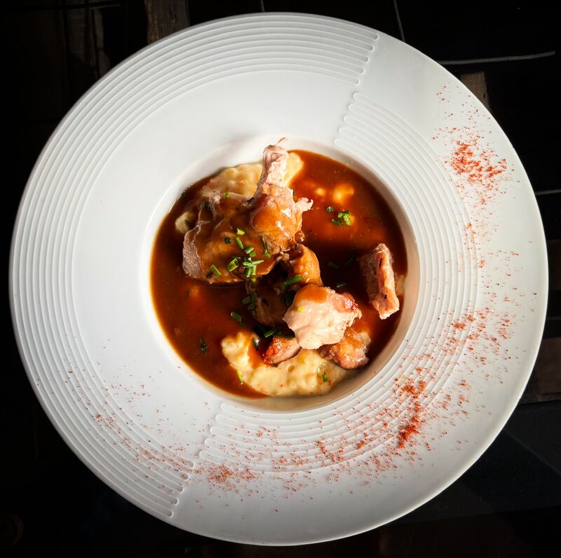 Araignée de porc & pommes de terre