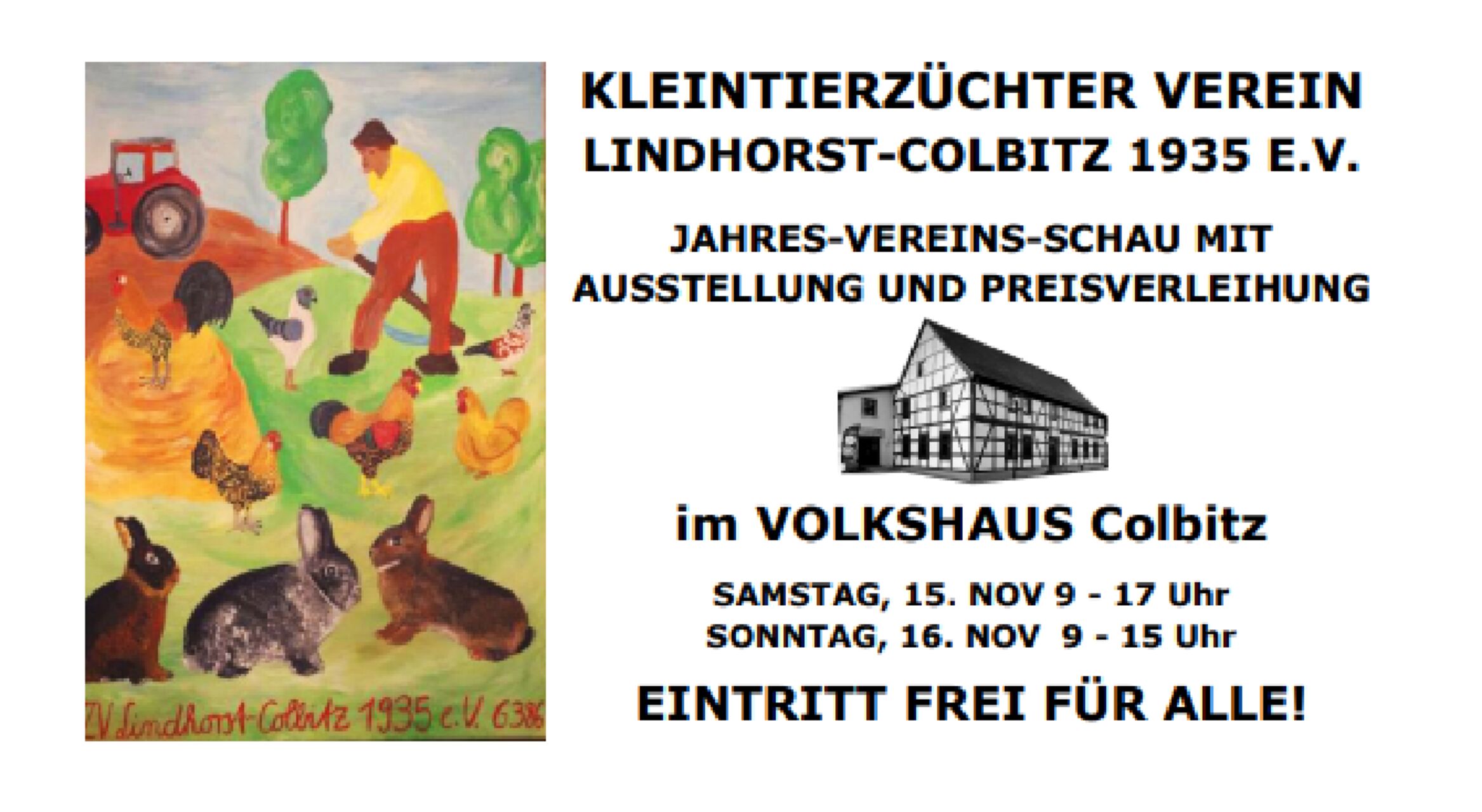 KLEINTIERZÜCHTER JAHRES-VEREINS-SCHAU