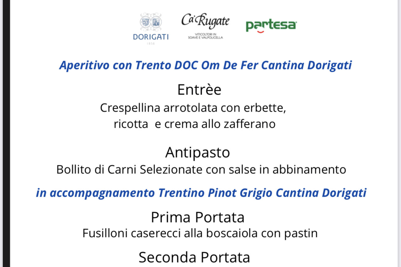 SERATA DEGUSTAZIONE CON LE CANTINE DORIGATTI E CA’RUGATE