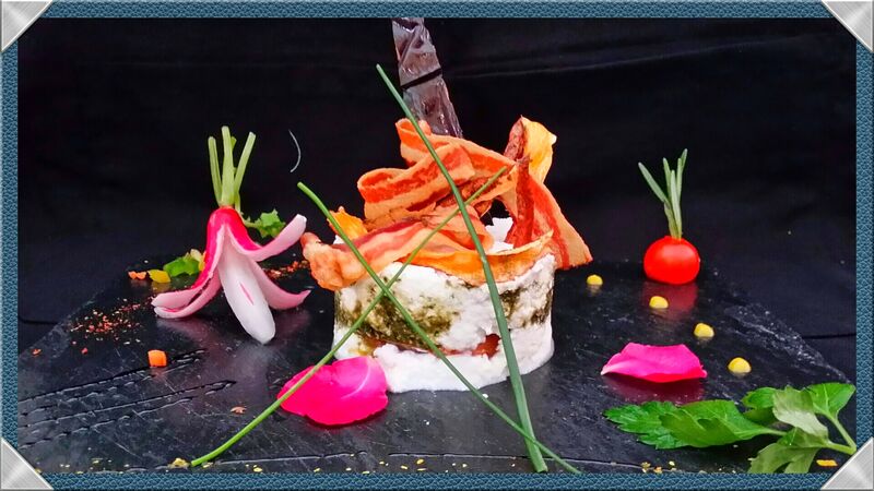 Millefeuille de fromage frais