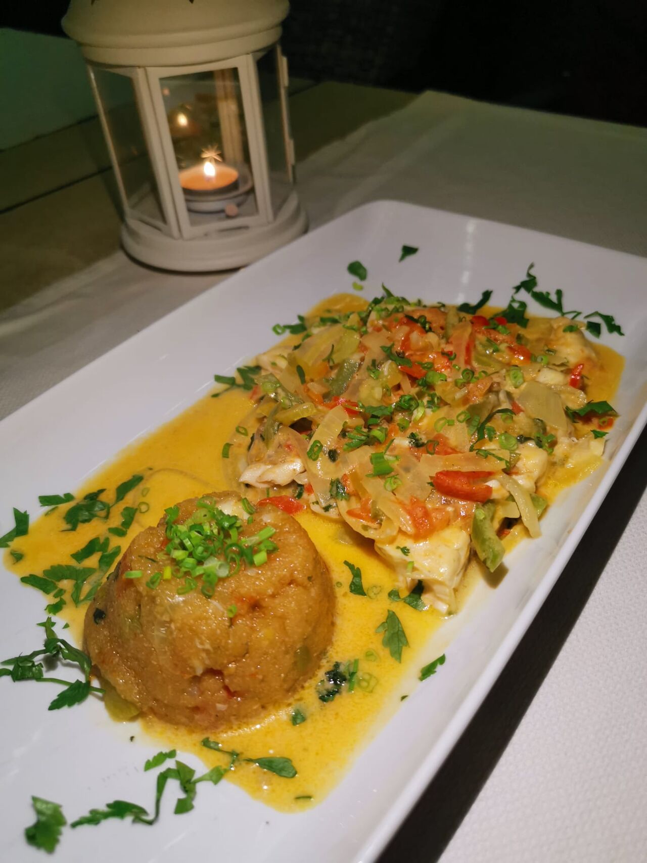 Moqueca de Peixe com Pirão