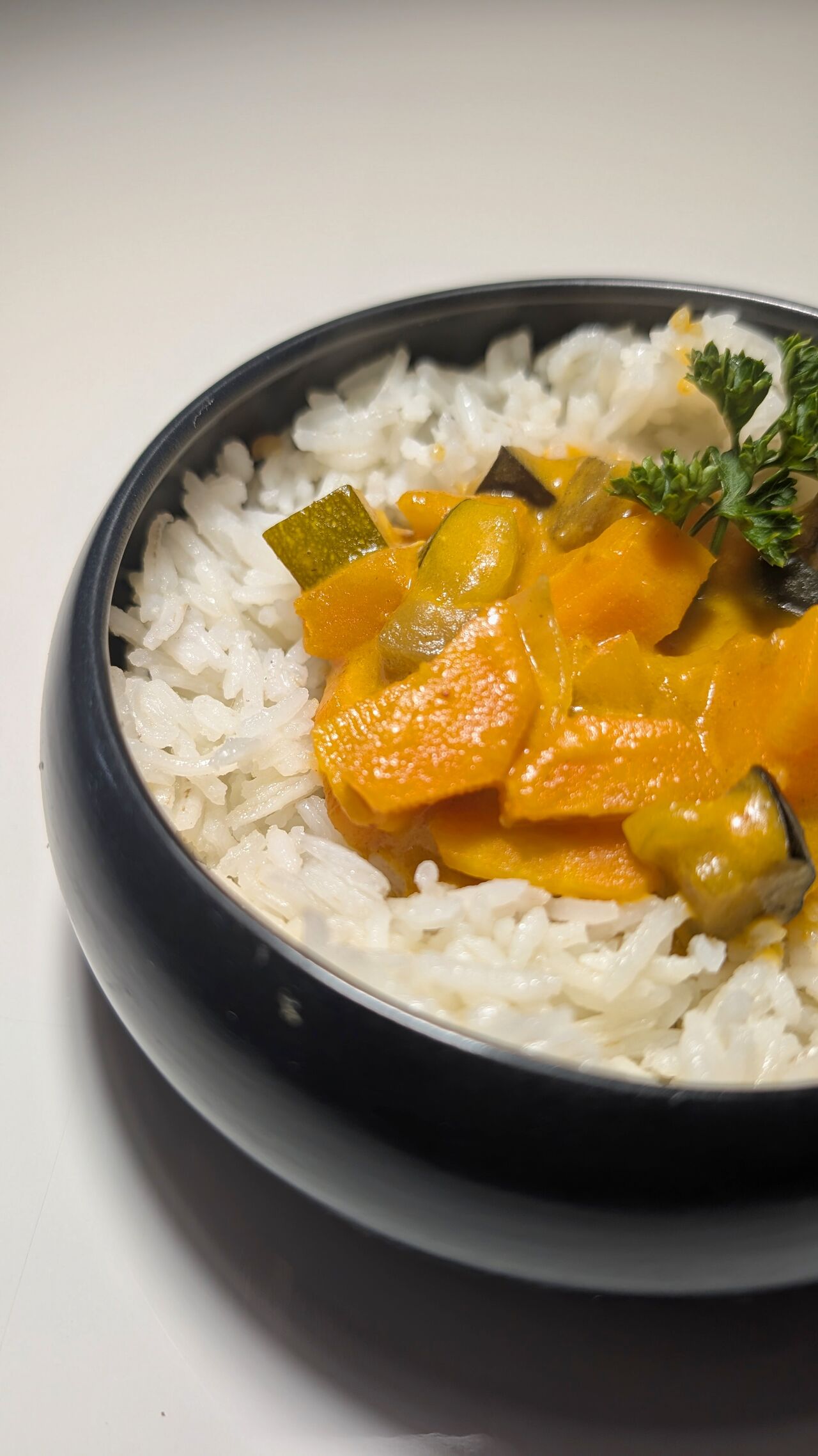 Curry de légumes au lait de coco