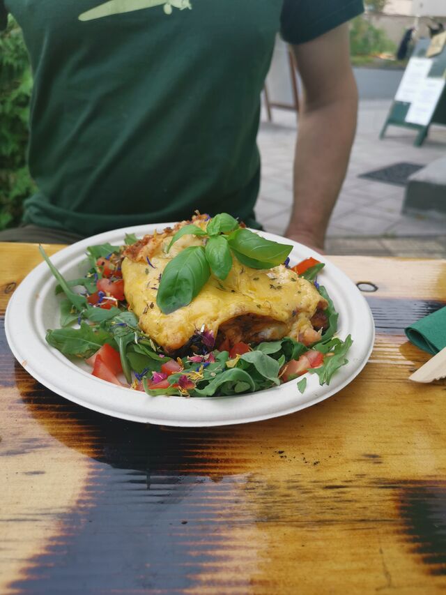 Unsere leckere Wildschweinlasagne 