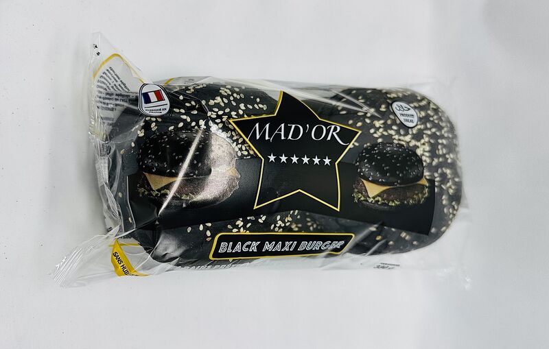 Black Maxi Burger 1 paquet de 4 pains burger 