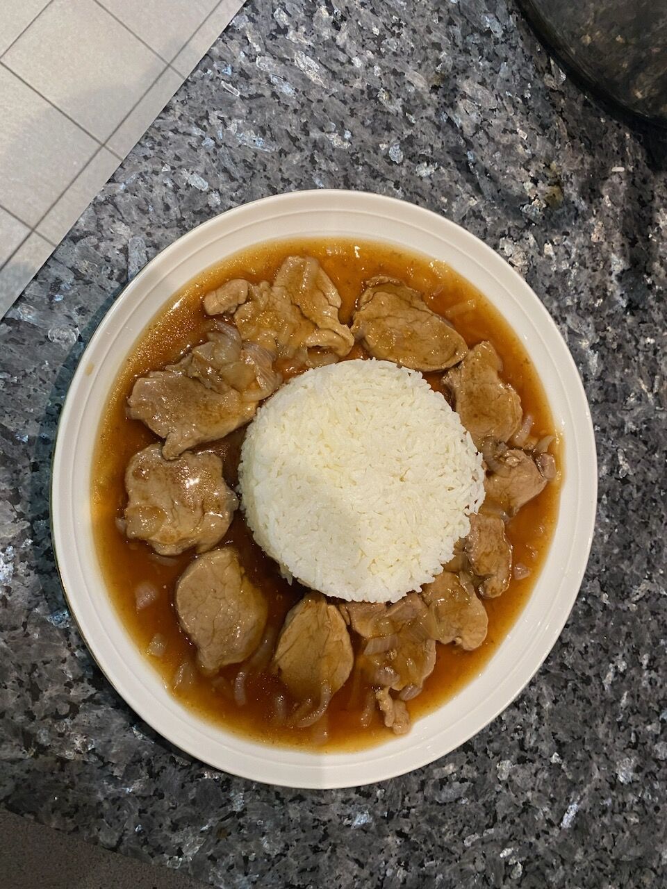 FILET MIGNON DE PORC / RIZ