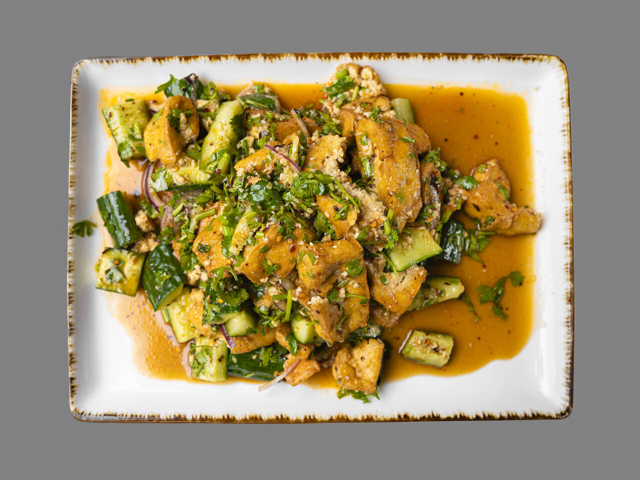 22 Tofu salát po thajsku s rýží