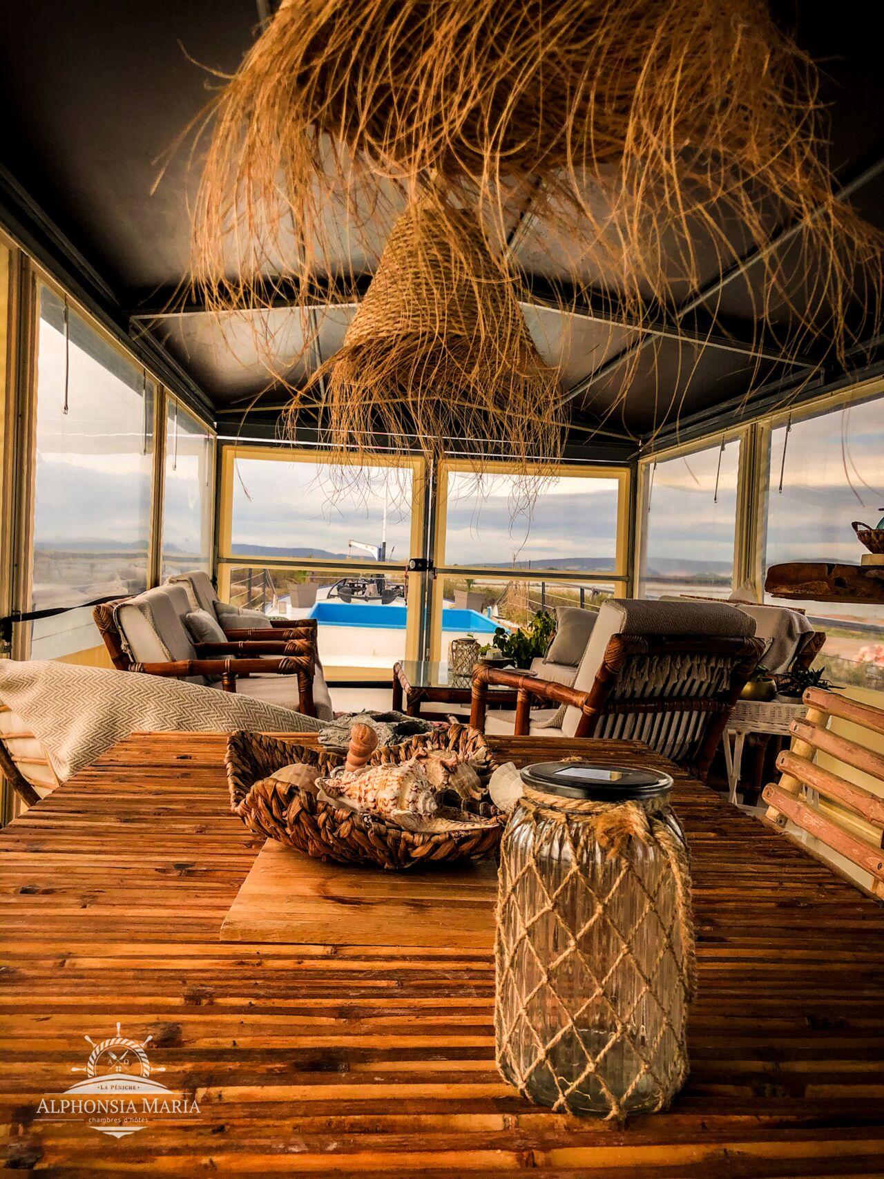 Une atmosphère zen et boisée 