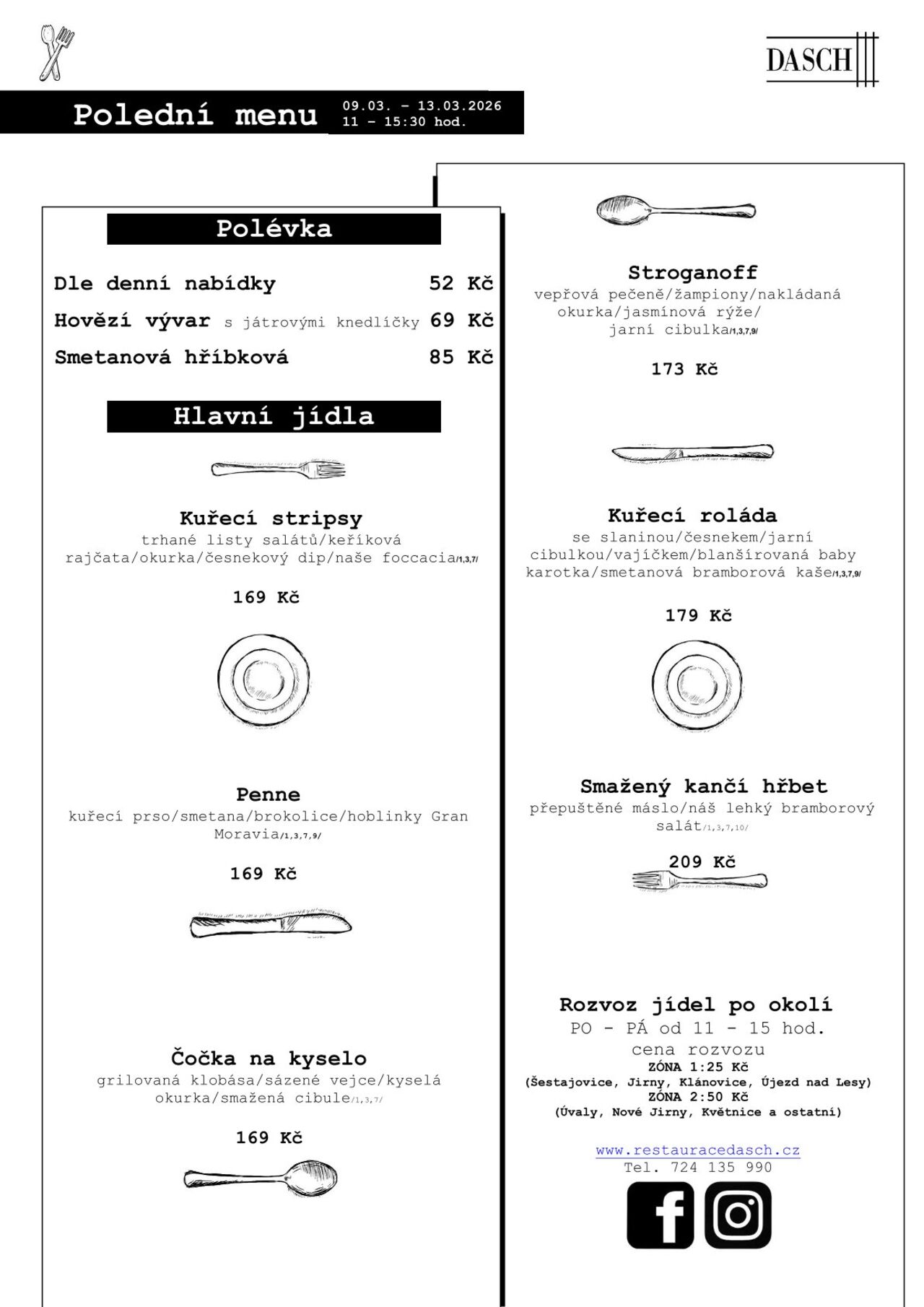 Polední menu