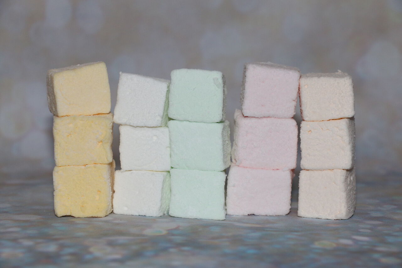 guimauves maison sans oeuf , sans lactose, sans gluten