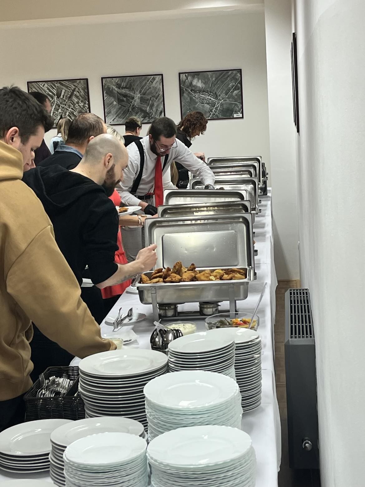Catering sál - Firemní vánoční večírek