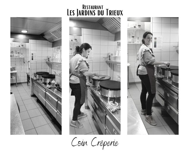Restaurant Les Jardins du Trieux : Coin Crêperie