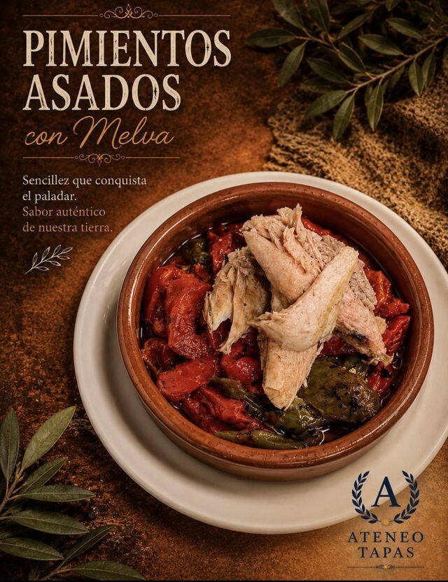 Pimentos asados con Melva