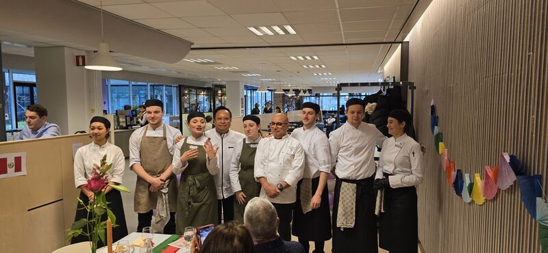 Master class Sabores del Peru at the Hotel School The Hague Amsterdam