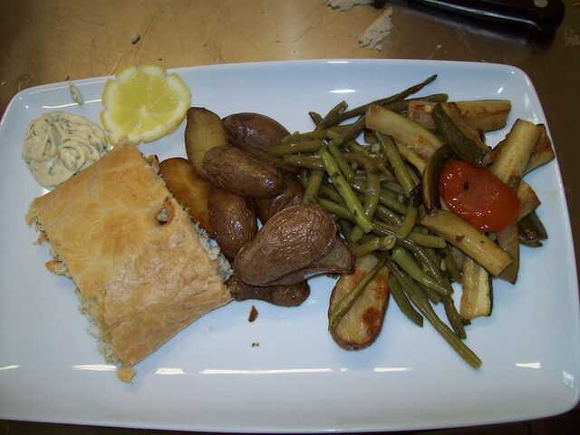 Feuilleté de fruit de mer