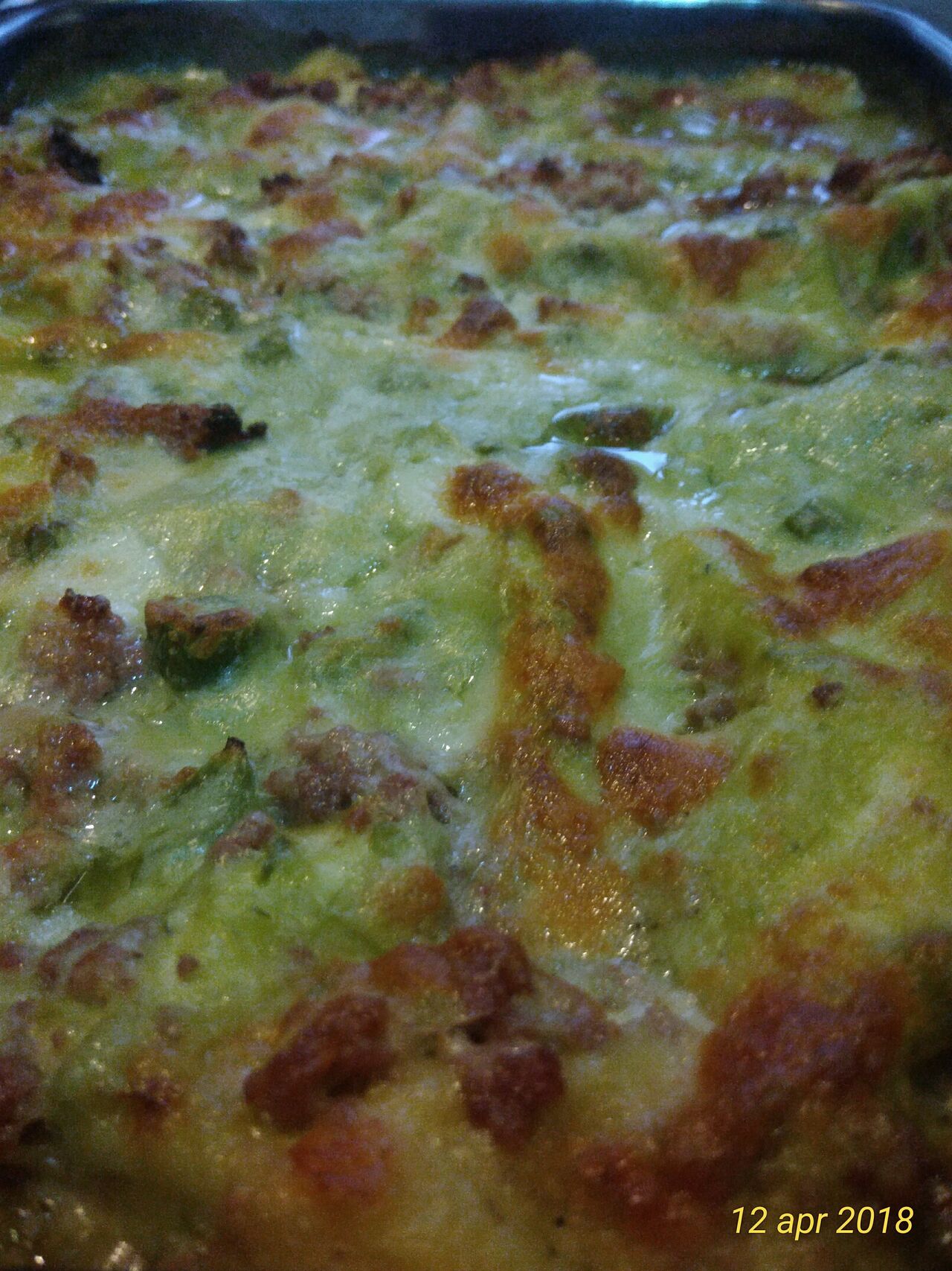 Lasagna crescenza asparagi e salsiccia