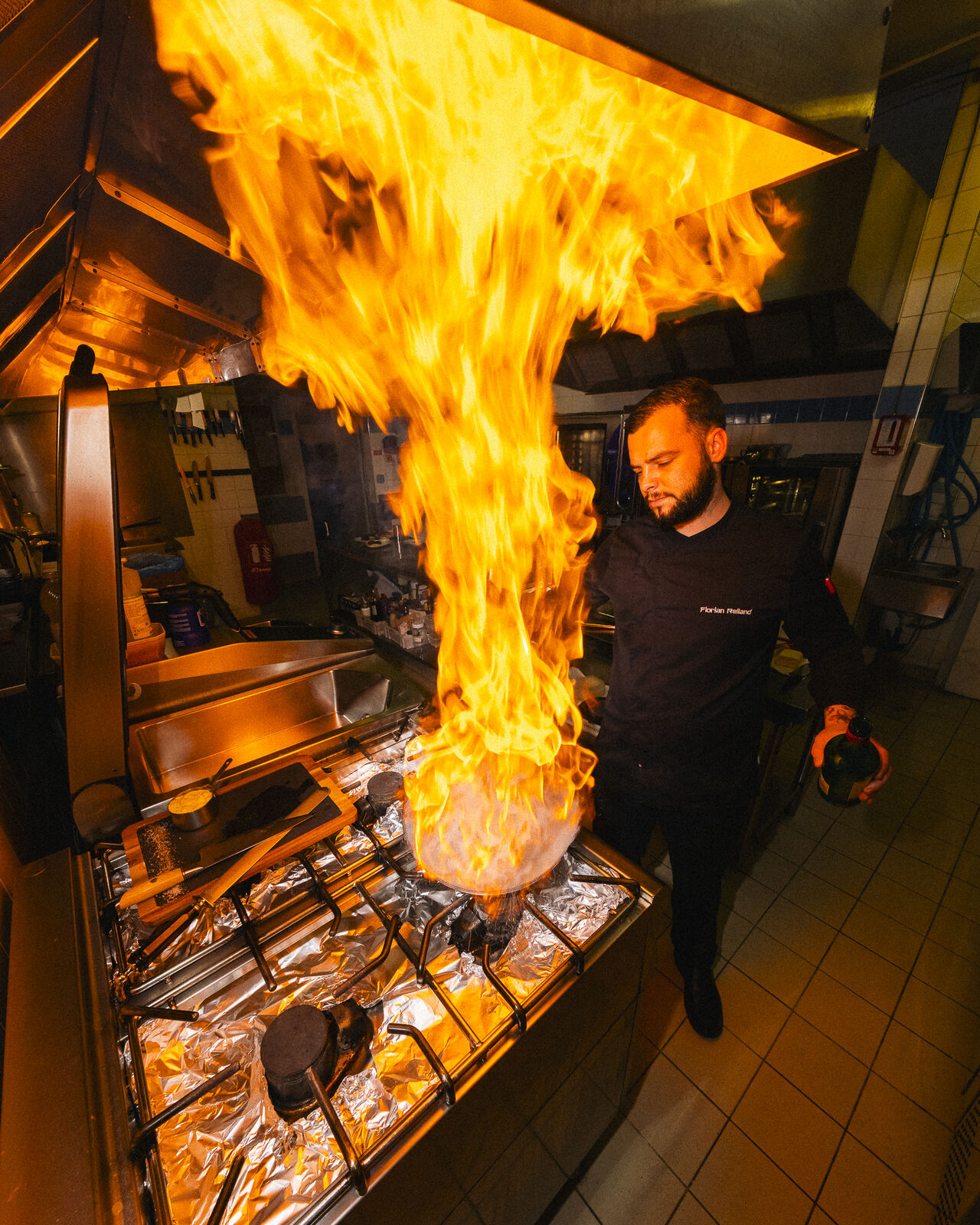 Nos crêpes Suzette flambées