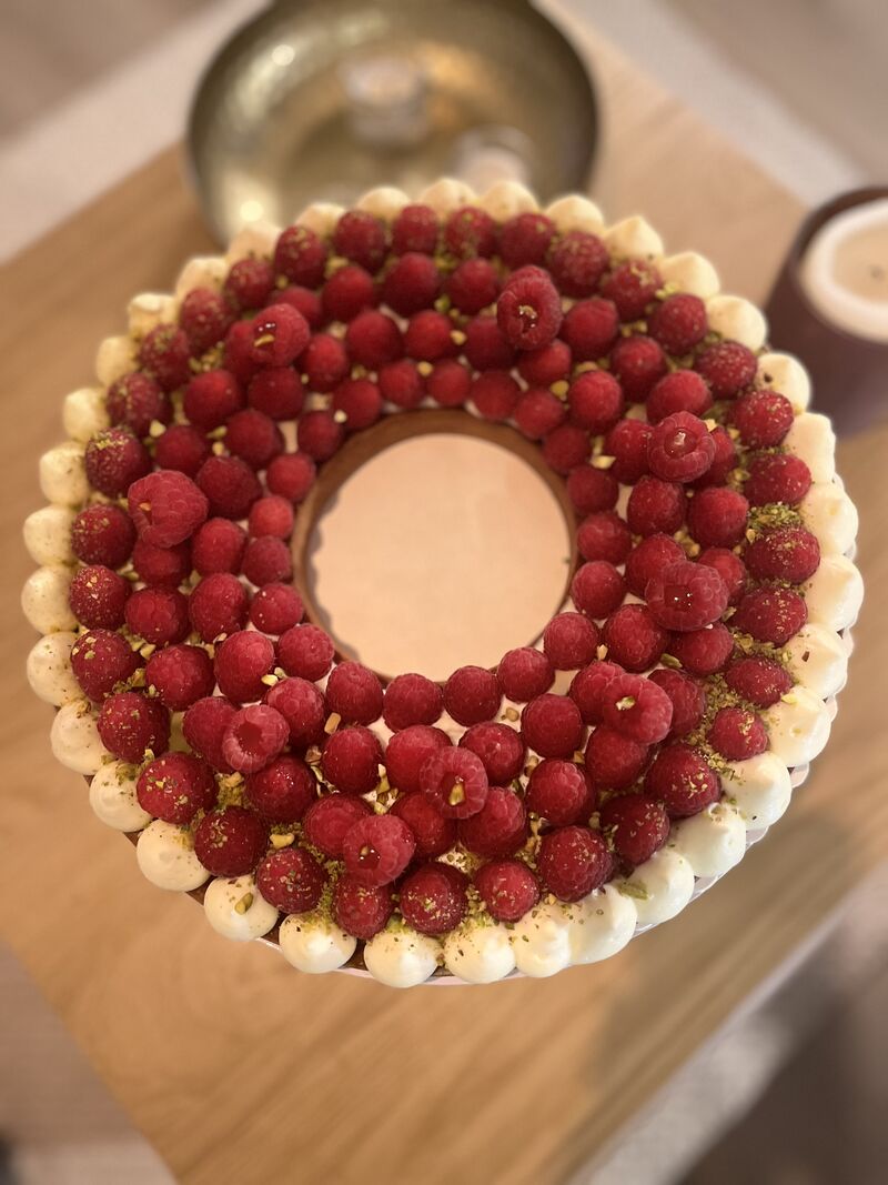 TARTE FRAMBOISE - PISTACHE