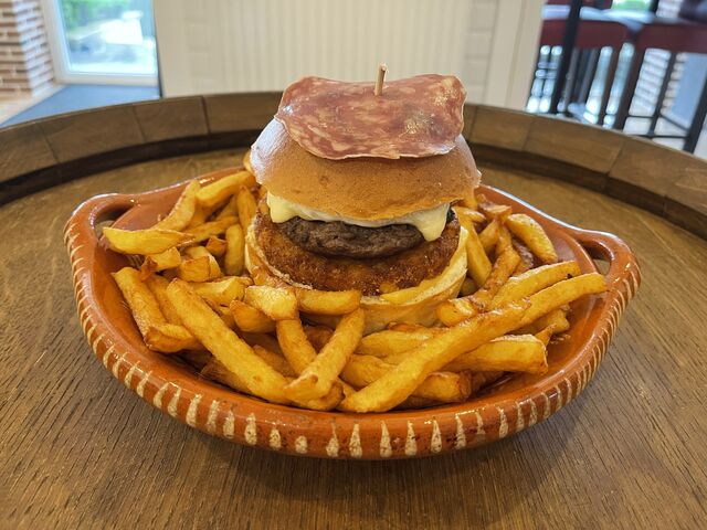 Burger raclette 
