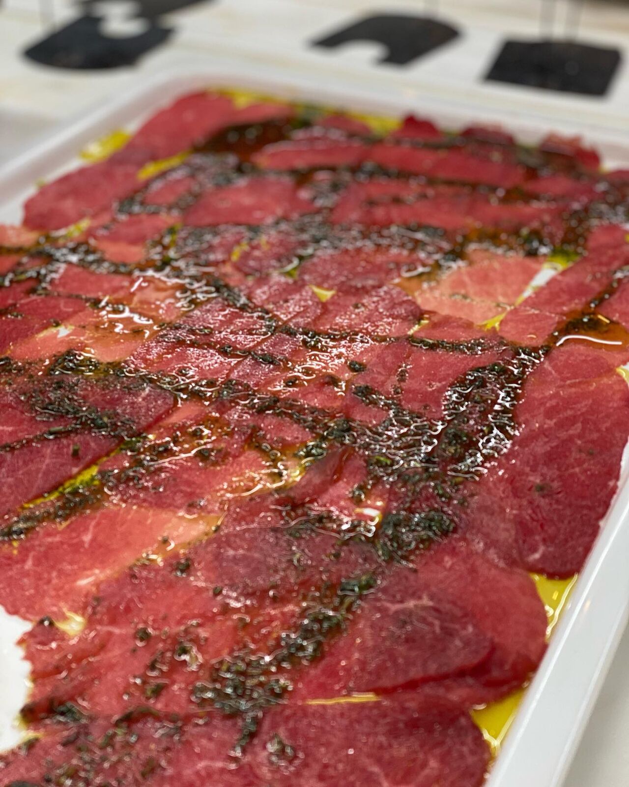 Carpaccio de boeuf à volonté ! 