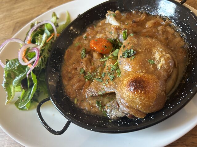 Cuisse de canard confite façon Cassoulet