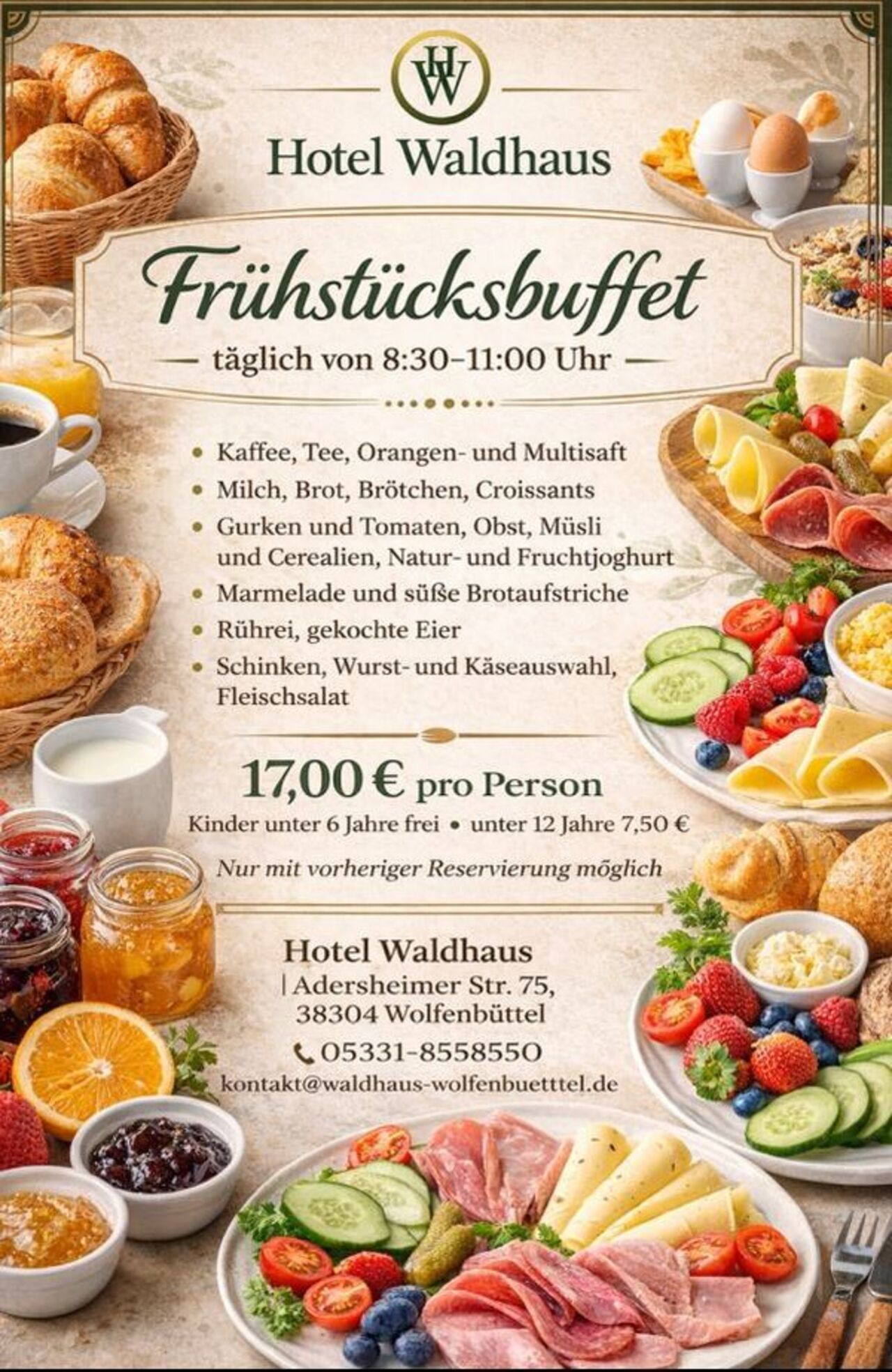 Frühstücksbuffet