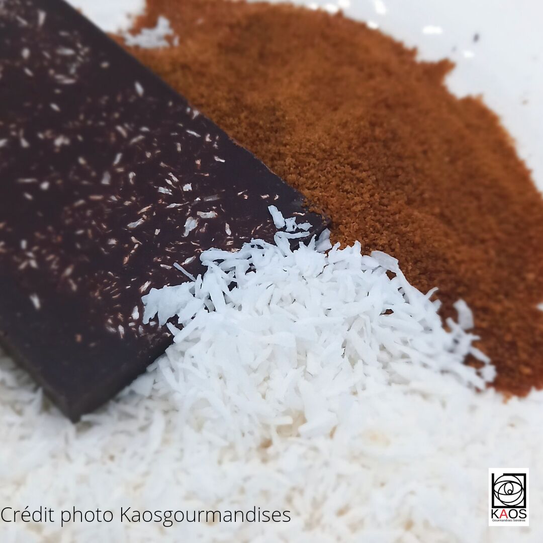 Tablette de gourmandise coco