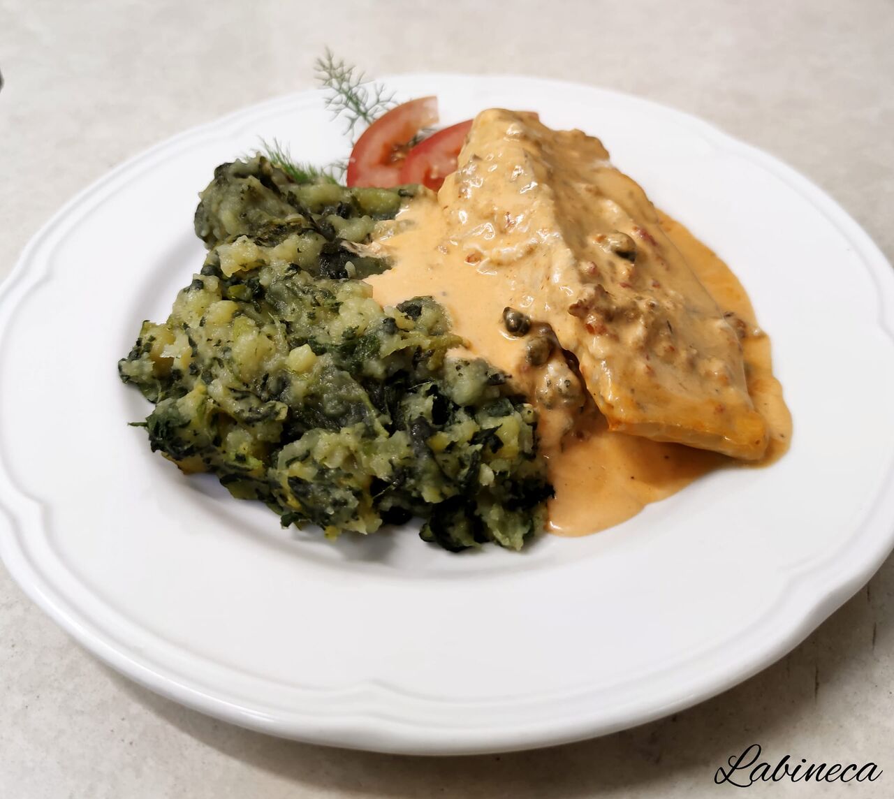 Losos steak u umaku od kapara