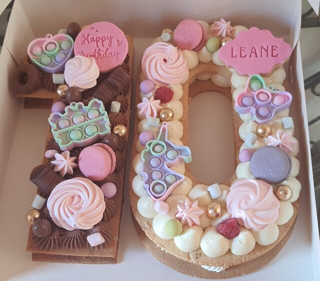 Numbercake thème pop it