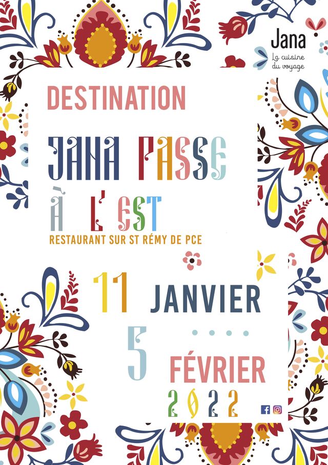 Jana Passe à l'Est du 11 janvier au 5 février 2022