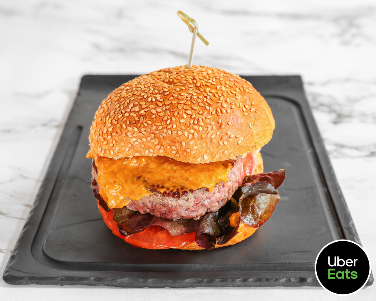 Burger américain au cheddar