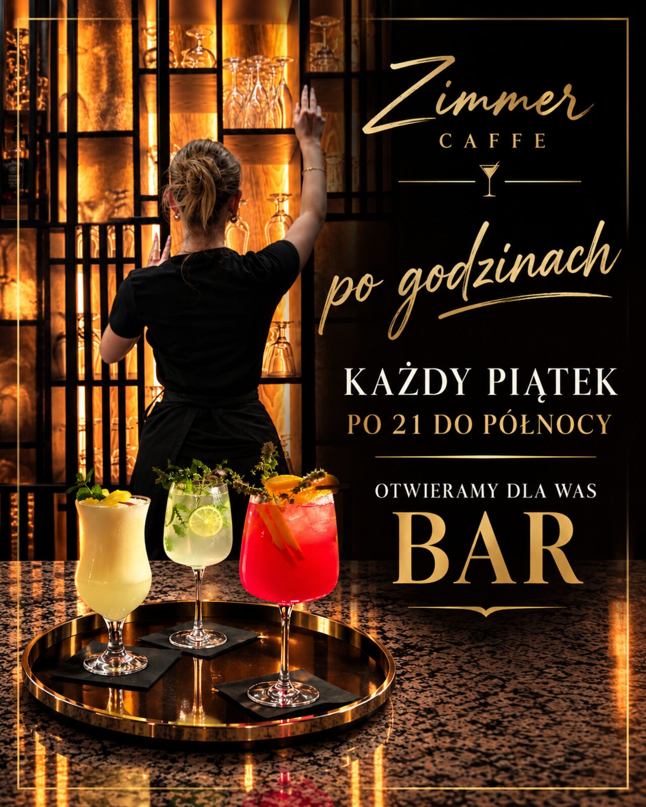 ZIMMER CAFFE PO GODZINACH