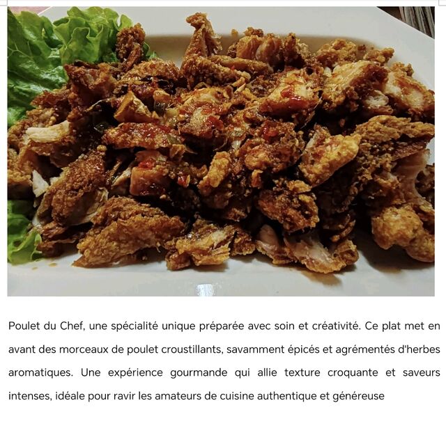 Poulet du chef