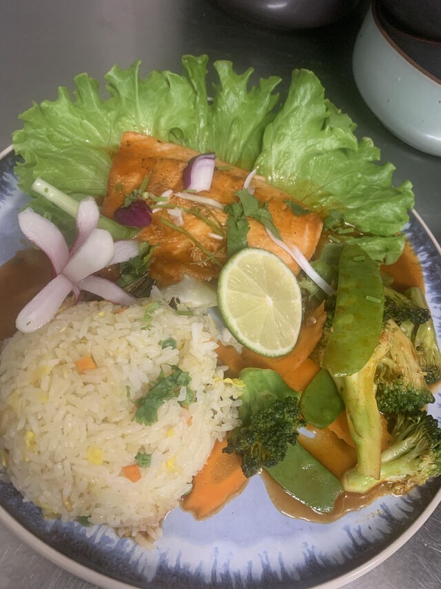 saumon sauce Coréenne