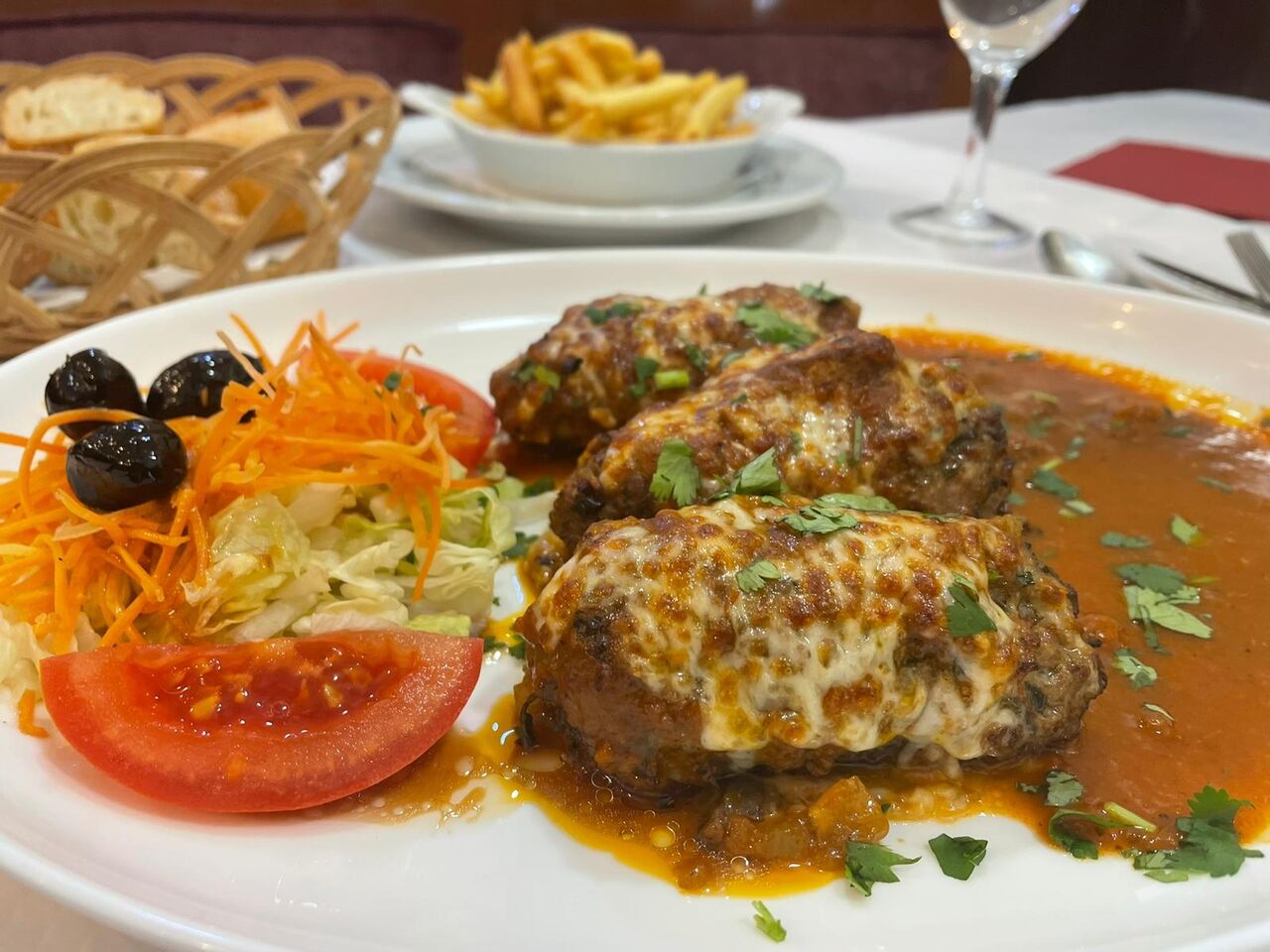 Aubergine et courgette farcies à la viande