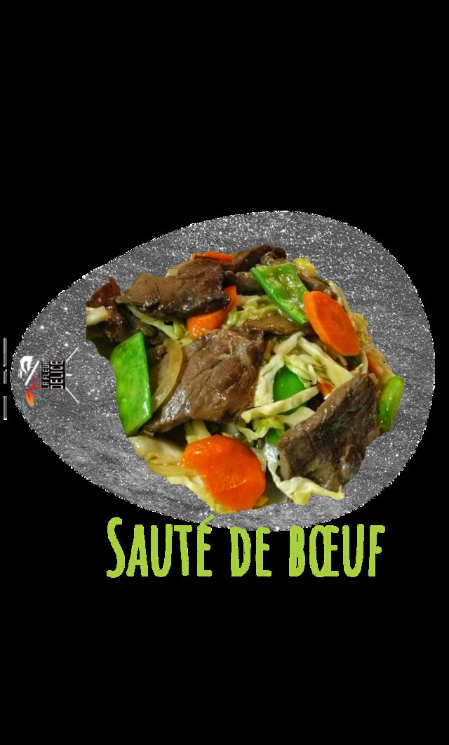 sauté de boeuf finement couper avecz cest légumes croquante