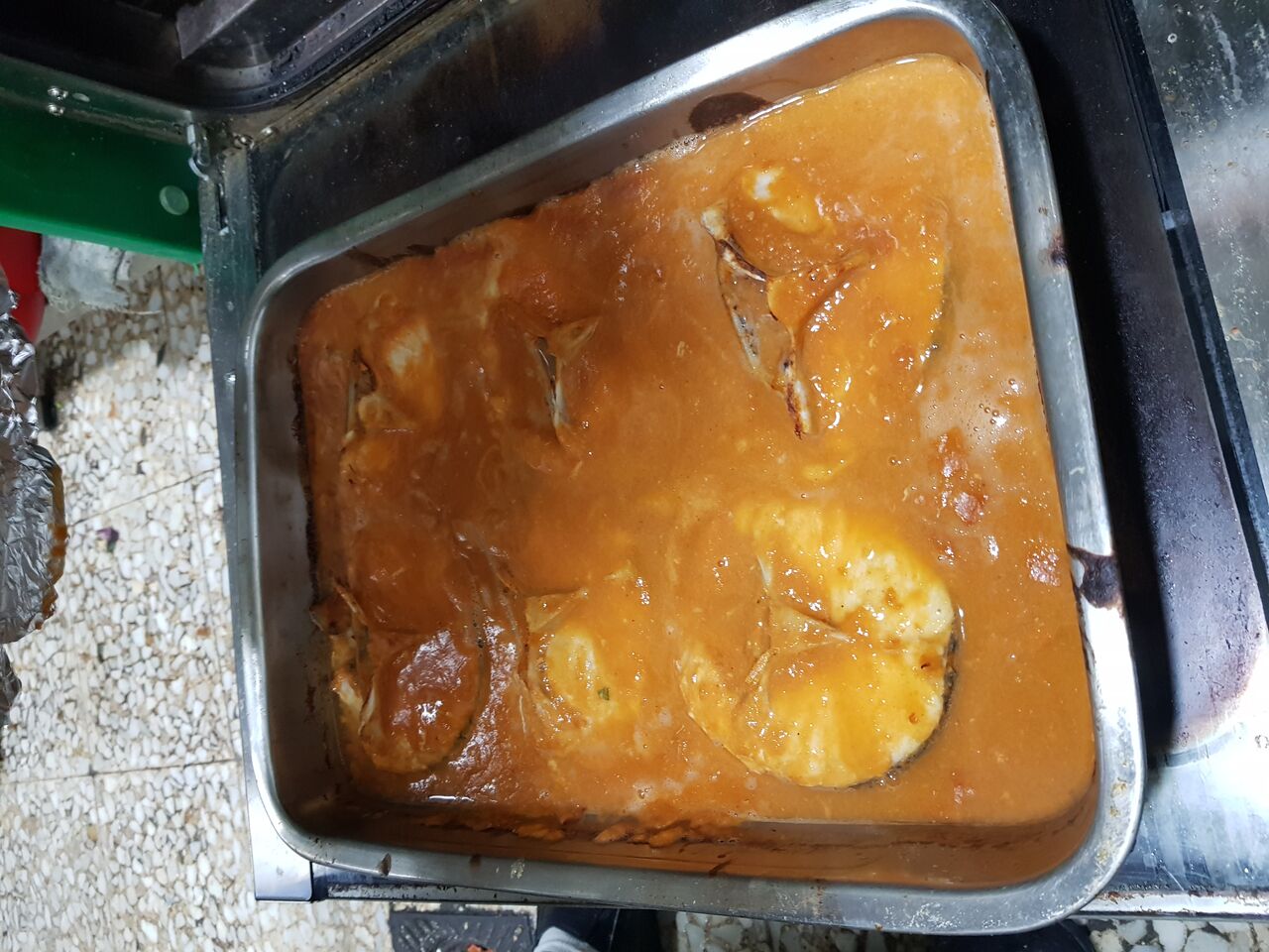 Merluza en salsa americana