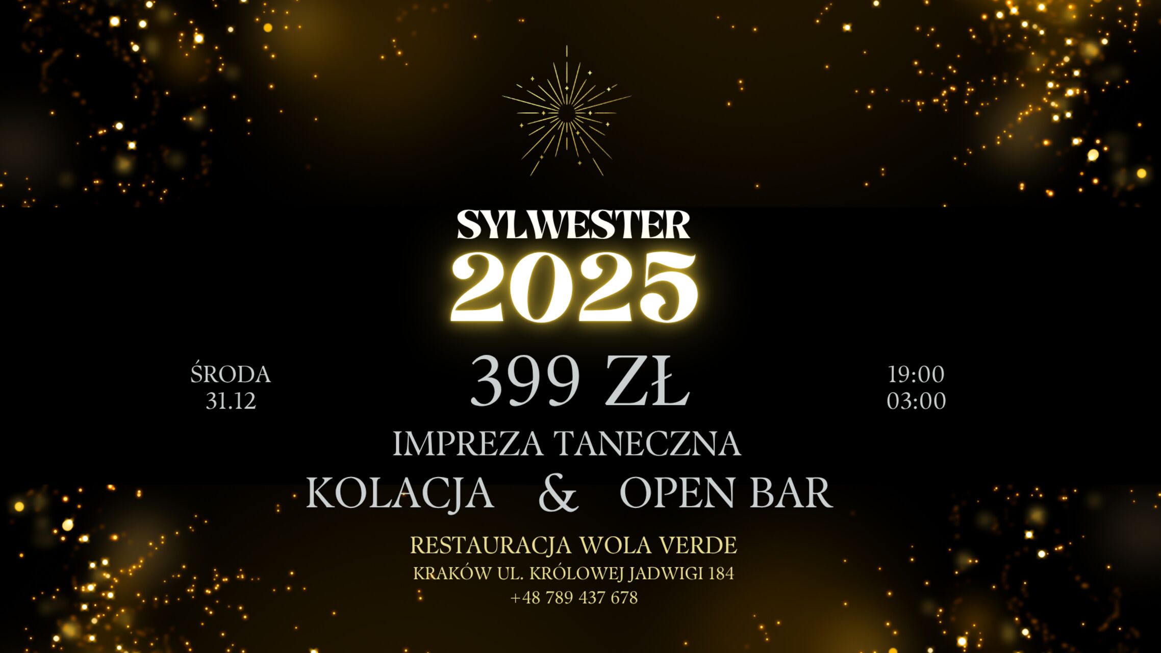 🎉 Najlepszy Sylwester w Mieście – tylko w Wola Verde!