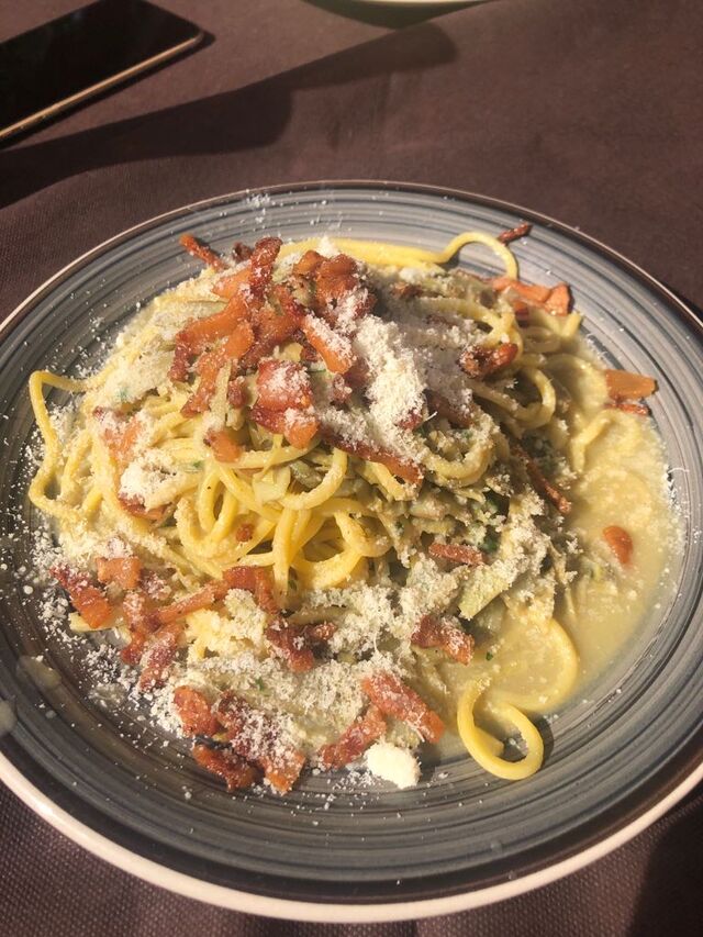 Il Nostro Tonnarlli Carciofi dell'orto, Guanciale e Pecorino