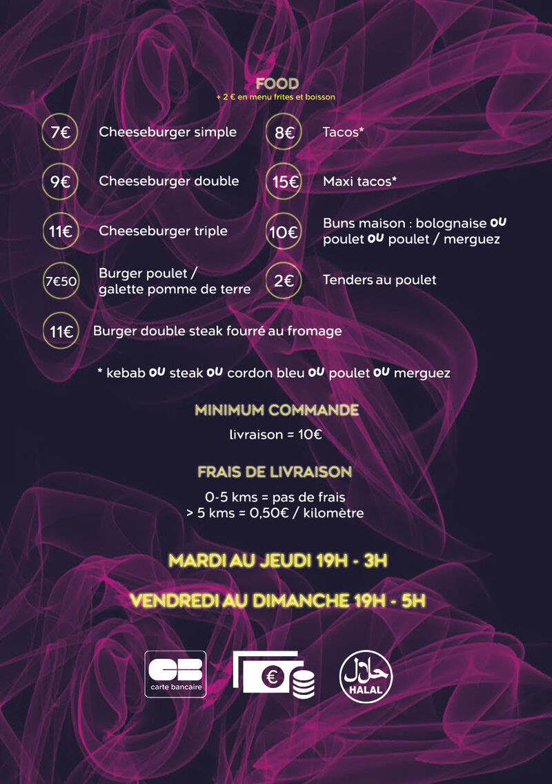 CARTE FOOD