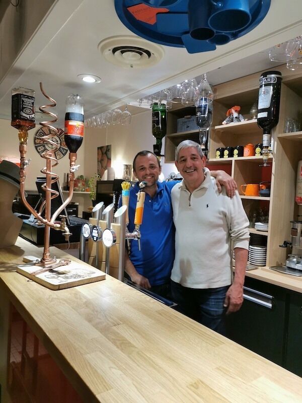 Création artistique pour Whisky Coca ! Merci à notre plombier pour sa réalisation.