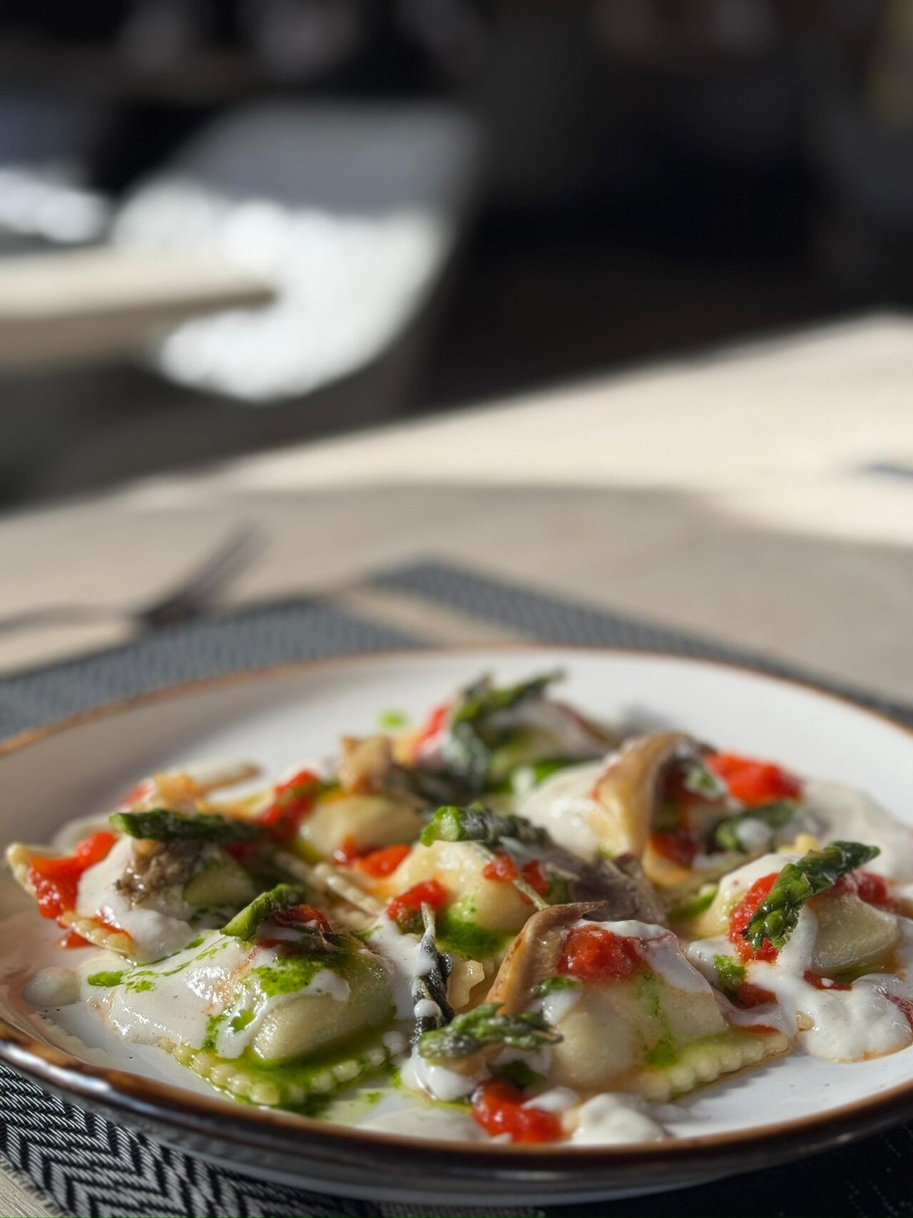 Ravioli de Ricotta y Espinaca