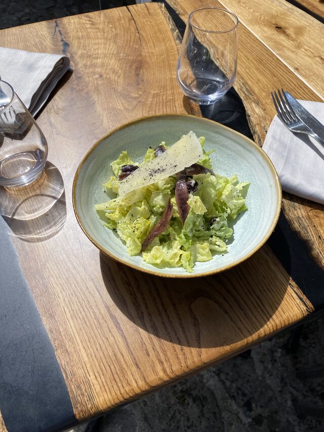 La salade cœur de romaine