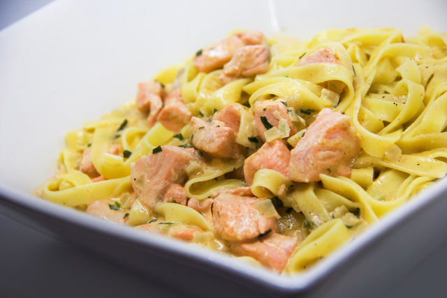 Salomon tagliatelles
Tagliatelles au saumon 