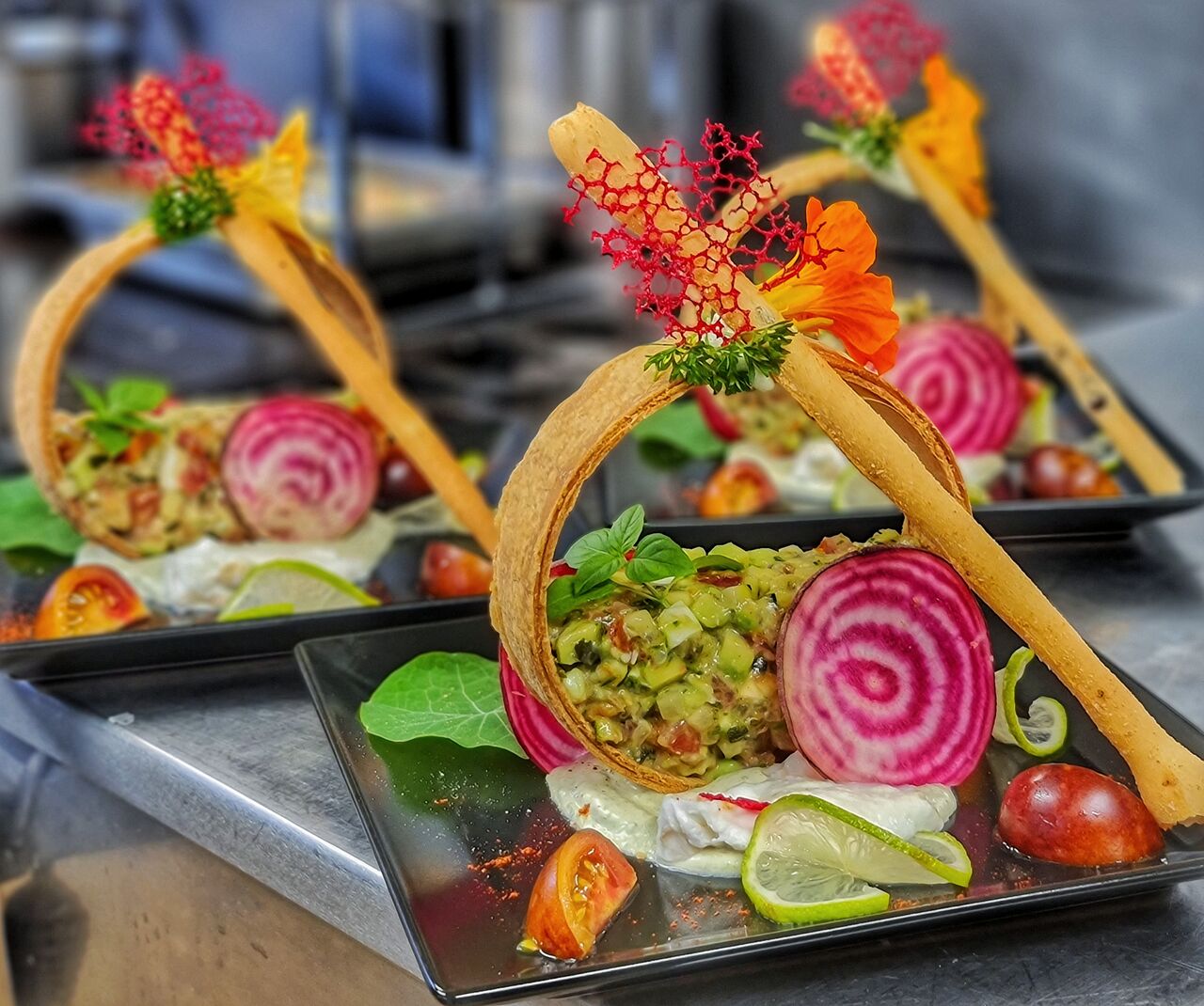 Tartare saumon gravlax et avocats