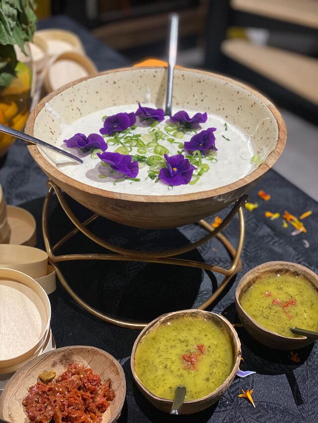 Fromage blanc, Guacamole, tomates séchées