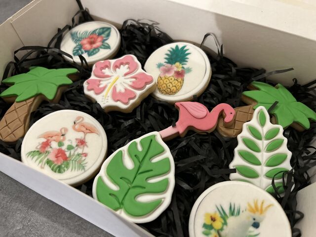 Biscuits thème Tropical 