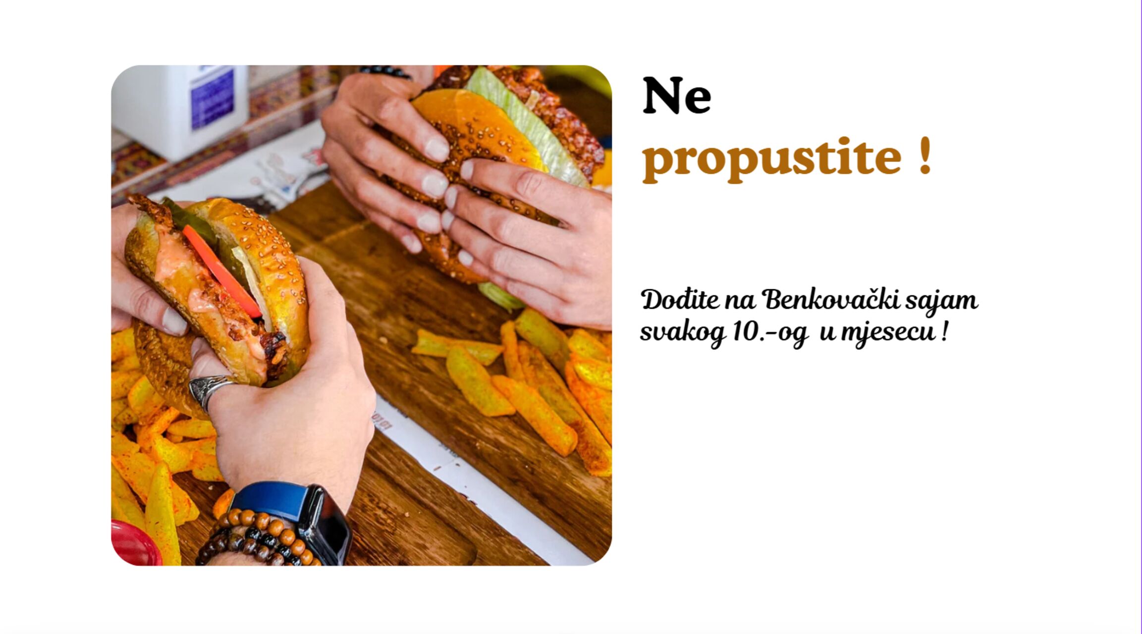 Svakog 10. rezerviraj mjesto na vrime!